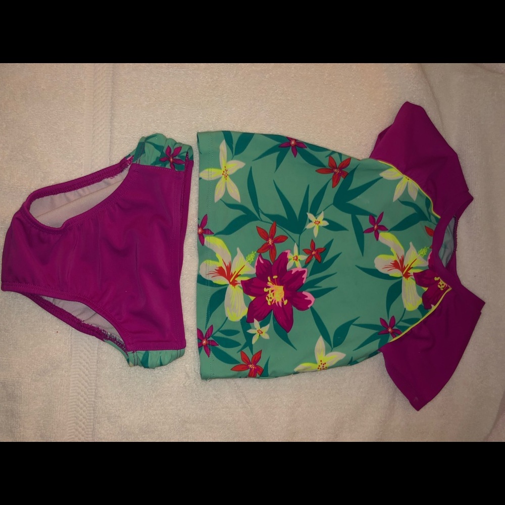 Two piece bathing suit